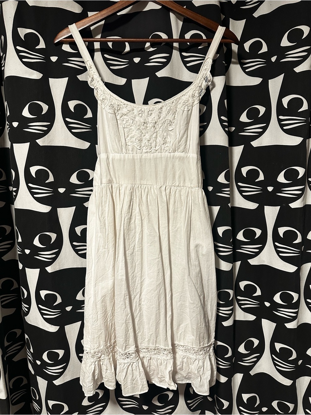 Vintage cotton lace sundress